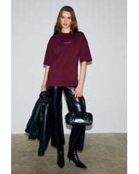 Grimelange - Oversized Crew Neck Printed T-Shirt - Lyst