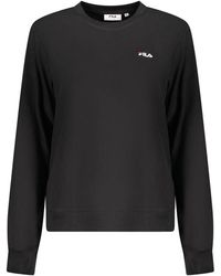 Fila - Zwarte Katoenen Sweatshirt - Lyst