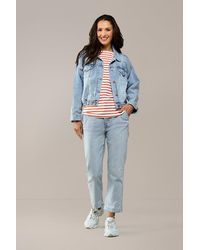 Mart Visser - Caroline Tensen Oversized Helsinki Denim Jacket Licht Blauw - Lyst