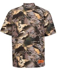 Heron Preston - T-Shirt Met Camouflageprint - Lyst