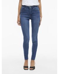 Vila - Visarah Rw Skinny Jeans Mbd Bub248 - Lyst