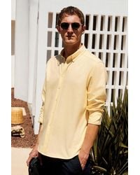 Grimelange - Slim Fit Button Collar Shirt - Lyst