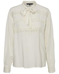 Vero Moda Schluppen Oberteil - Natur