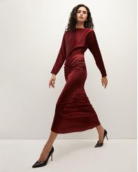 Veronica Beard - Sabri Stretch-silk Charmeuse Dress - Lyst