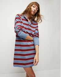 Veronica Beard - Cenda Rugby-striped Mini Dress - Lyst