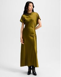 Veronica Beard - Redgrave Silk Midi Dress - Lyst