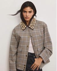 Veronica Beard - Kasper Plaid Chore Jacket - Lyst