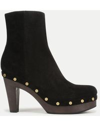 Veronica Beard - Gavi Clog Studded Heeled Bootie - Lyst
