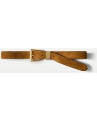 Veronica Beard - Arch Suede Belt - Lyst