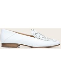 Veronica Beard Anica Leather Loafer - White