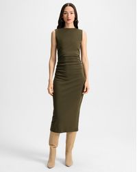 Veronica Beard - Charissa Stretch-cotton Midi Dress - Lyst