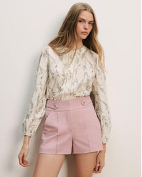 Veronica Beard - Emiko Floral Blouse - Lyst