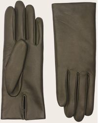 Veronica Beard Kate Leather Glove - Green