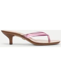 Veronica Beard - Clea Jelly Kitten-heel Sandal - Lyst