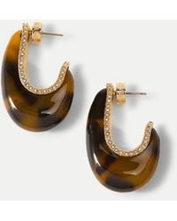 Veronica Beard - Resin J-hoop Earring - Lyst