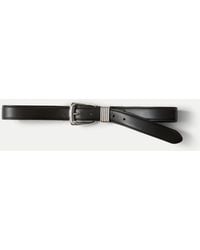 Veronica Beard - Arch Leather Belt Black Silver - Lyst