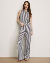 Veronica Beard - Zosia Crochet Wide-leg Pant - Lyst