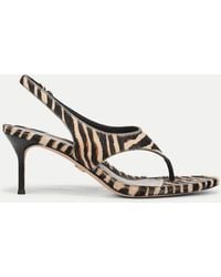 Veronica Beard - Talon Calf Hair Slingback Sandal - Lyst