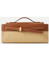 Veronica Beard - Raffia Dash Clutch Hazelwood Natural - Lyst