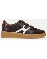 Veronica Beard - Reagan Velcro Sneaker Espresso White - Lyst