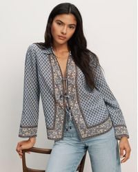 Veronica Beard - Eva Scarf-print Blouse - Lyst