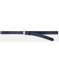 Veronica Beard - Dash Suede Belt - Lyst