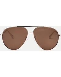 Veronica Beard - The Flare Aviator Sunglasses - Lyst