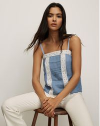 Veronica Beard - Olivana Lace Tank Top - Lyst