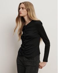 Veronica Beard - Jasminah Button-front Top - Lyst