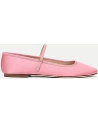 Veronica Beard - Ellie Satin Flat - Lyst
