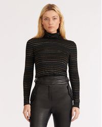 Veronica Beard Audrey Turtleneck - Black