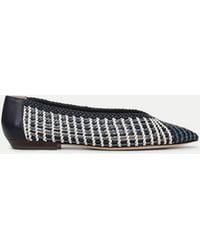 Veronica Beard - Bancroft Woven Leather Flat - Lyst