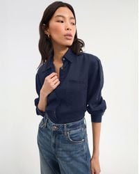 Veronica Beard - Gil Linen Shirt - Lyst