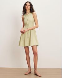 Veronica Beard - Steiner Button-down Mini Dress - Lyst