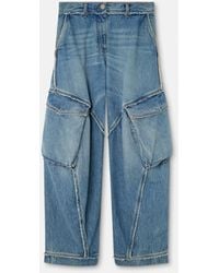 Versace - Low-Waist Cargo Jeans - Lyst