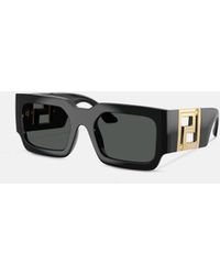 Versace - Greca Maxi Sunglasses - Lyst