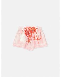 Versace - Barocco Sea Cover-up Shorts - Lyst