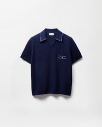 Versace - Cotton Knit T-Shirt - Lyst