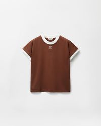 Versace - Embroidered-Logo Stretch Cotton-Jersey Slim T-Shirt - Lyst