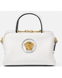 Versace - La Medusa Mini Boston Tasche Aus Leder - Lyst