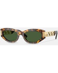Versace - Greca Lunettes De Soleil Ail-De-Chat - Lyst