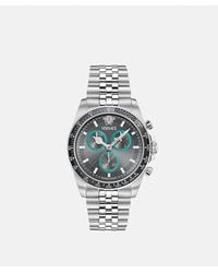 Versace - Greca Chrono Wave Watch - Lyst