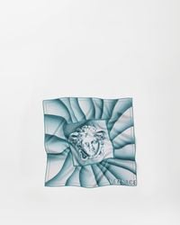 Versace - Printed Silk Twill Scarf 55 Cm - Lyst