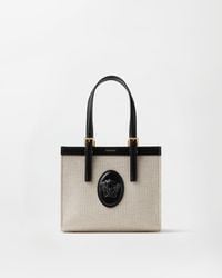 Versace - Rivière Mini Canvas Tote - Lyst