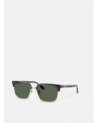 Versace - Signature Low-Bridge Squared Sunglasses - Lyst