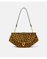 Versace - Cheetah Virtus Shoulder Bag - Lyst