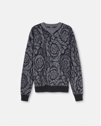 Versace - Barocco Knit Sweater - Lyst