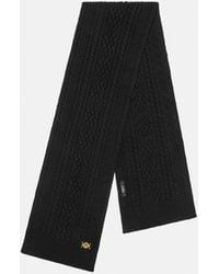 Versace - Wool Knit Scarf - Lyst