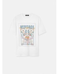 Versace - Coral Theatre Postcard T-Shirt - Lyst