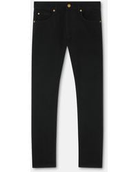 Versace - Vaqueros Ajustados Con Bordado - Lyst